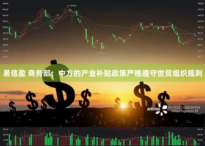 易信盈 商务部：中方的产业补贴政策严格遵守世贸组织规则